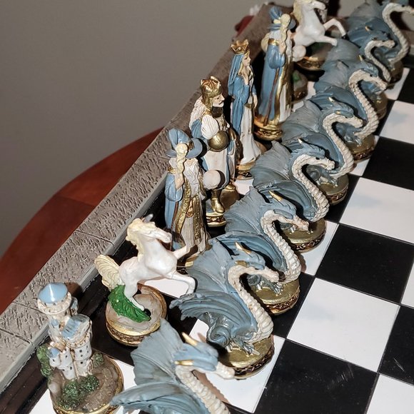 Collectors Dragon Chess Board set - Picture 2 of 12